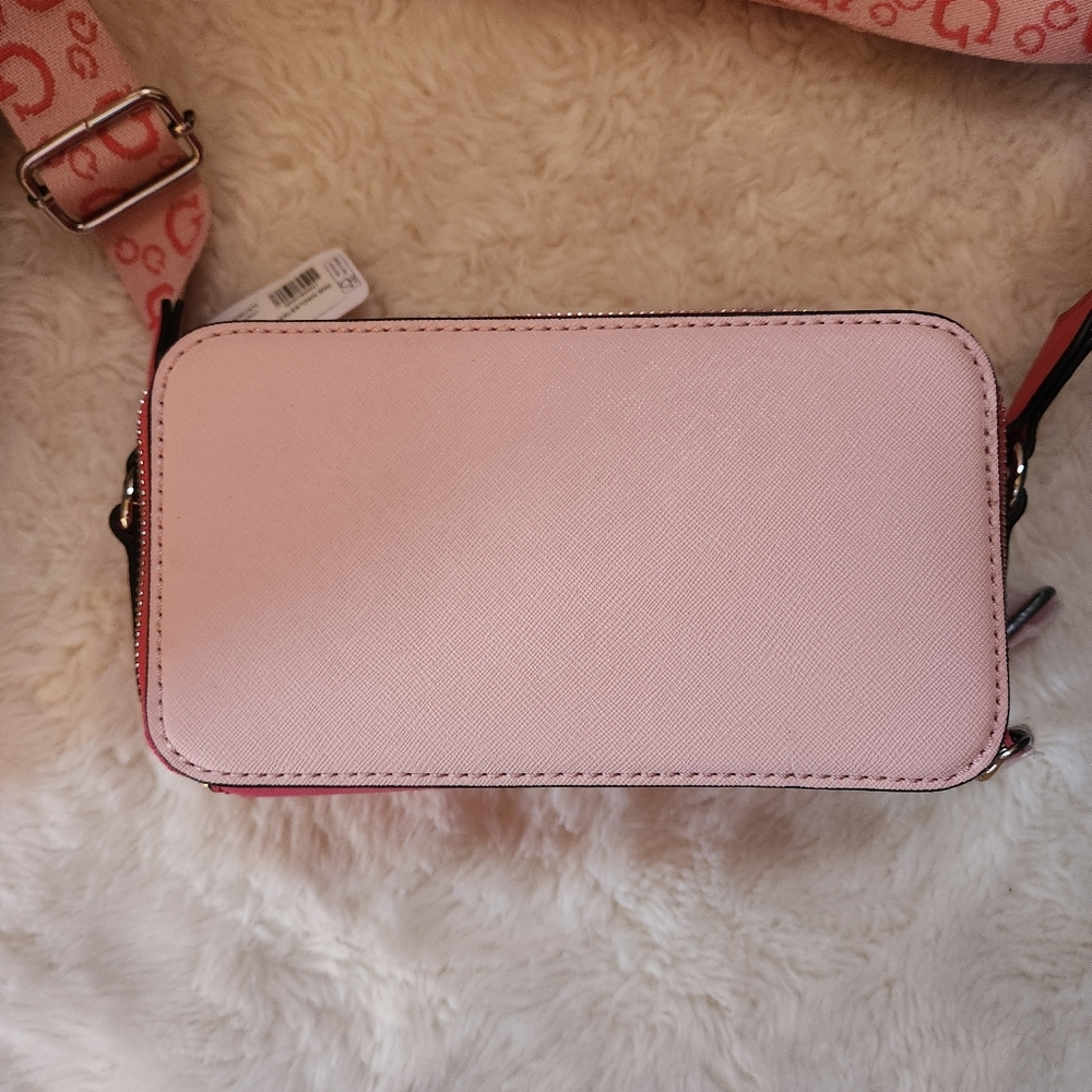 Guess Charlestown Mini Crossbody Bag Powder Pink New With Tags - Picture 4 of 9
